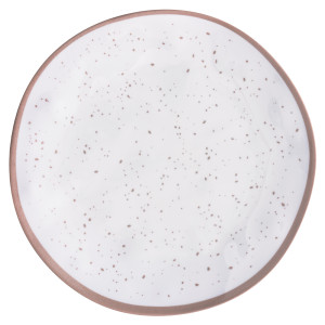 FET assiette blanc rose gold