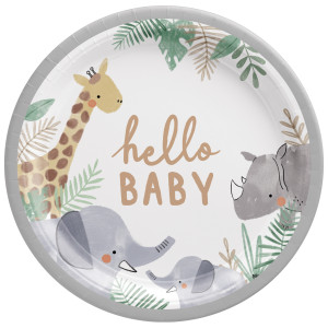 FET grande assiette jungle hello baby