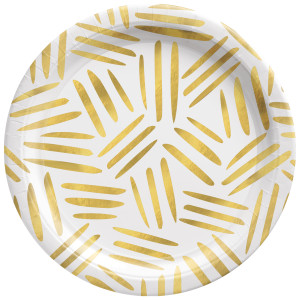 FET 20 assiettes avec ligne dore