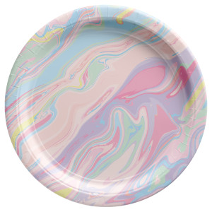 FET petite assiette pastel 6.75" paq.20