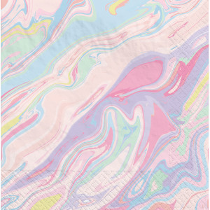 FET grande serviette a main pastel marbre
