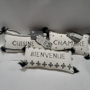 DEC plauqe porte coussin mona asst