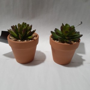 DEC pot de plante artificielle terracotta h12