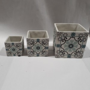 DEC cache pot 14.5x14.5x14.5cm (grand) bleu (#71178) 