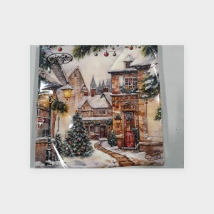 FET Napkins Christmas village