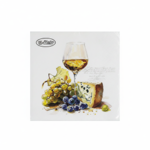 FET napkin vin et fromage