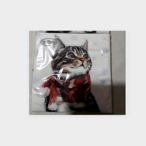 XMS pqts napkins -chaton (#00388) #310746