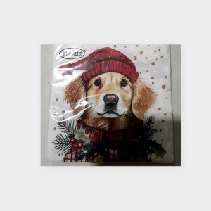 XMS pqts napkins -chien (#00409) #310748