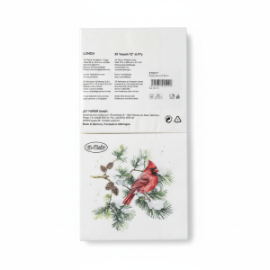 XMS pqts napkins -cardinal sur branche (#00414) #313317