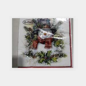 FET Napkins Snowman