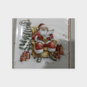 FET Napkins Santa reading wishlists