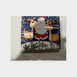 FET Napkins Santa & funny reindeers