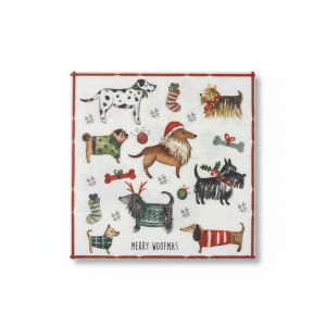 FET Napkins Merry Woofmas