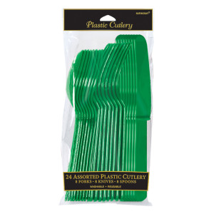 FET ustensile assortis en plastique