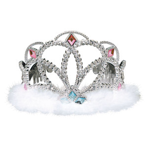 FET corone argent diamant rose