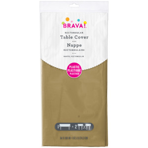 FET nappe en plastique or 137x274cm