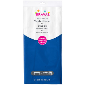 FET nappe en plastique bleu royal 137x274cm