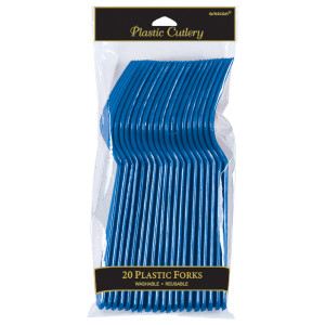 FET ustensiles fourchettes bleu royal