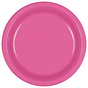 FET 20 assiettes 7" rose foncé