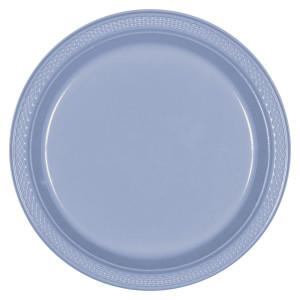 FET 20 assiettes 7" bleu pastel