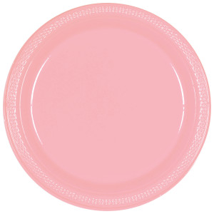 FET 20 assiettes 7" roses