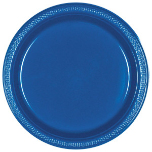 FET 20 assiettes 9" bleu royal