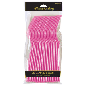 FET ustensile en plastique rose