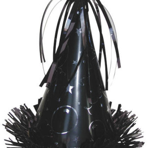 FET pesee ballons chapeau noir