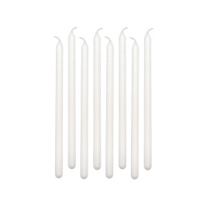 FET 12 longues chandelles blanches