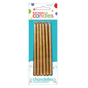 FET 12 longues chandelles dorées
