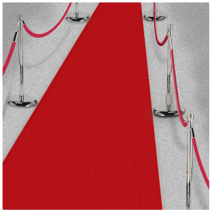 FET tapis rouge 24"x15pi