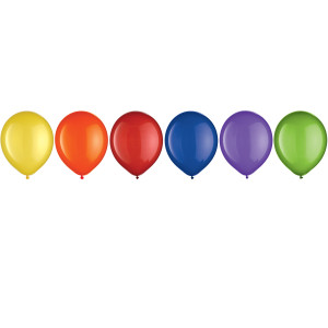 BAL ballons assortis 12" 72 unites