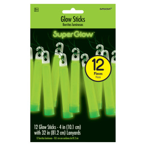 FET 12 bâtons lumineux vert