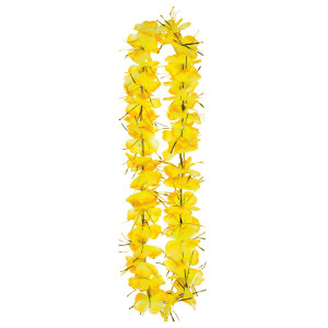FET collier fleurs jaunes