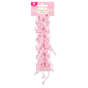 FET 6 élastiques décoratifs roses