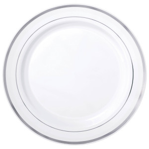 FET plateau 10 1/4" argent