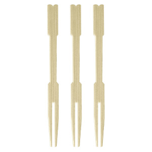 FET fourchettes à cocktail bambou