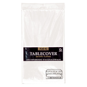 FET nappe en plastique blanc 137x274 cm