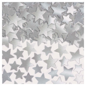 FET confettis étoile argent