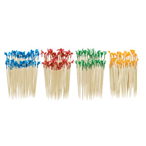FET 130 cure-dents bouts colorés