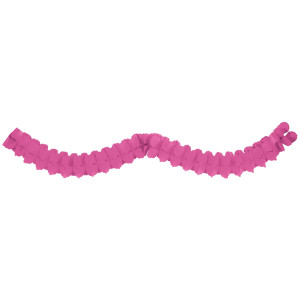 FET guirlande papier rose 12pi