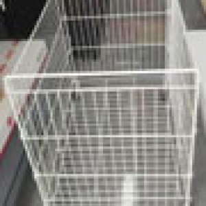 STR panier blanc 50*80*70 avec roulettes