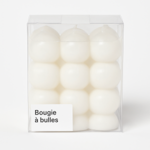 CHA bougie a bulles