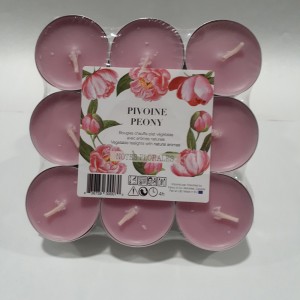 CHA 18 bougies chauffe plat arome pivoine 