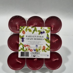 CHA 18 bougies chauffe plat arome baie en folie
