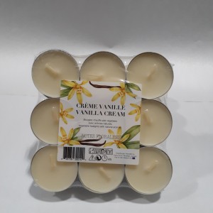 CHA 18 bougie chauffe plat creme vanille