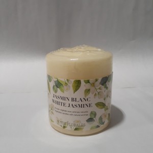 CHA chandelle végétale jasmin blanc