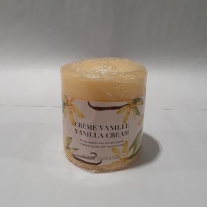 CHA bougie végétale arome naturel creme vanille