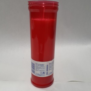CHA chandelle en pvc rouge