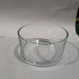 DEC vase bol en verre "abell" 15x7.8cm (#11386)